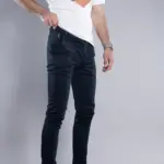 Muške pantalone 100/2895 teget - Slika 4