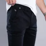Muške pantalone 100/2985 crne - Slika 4