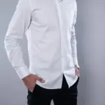 Muška košulja B031 bela - Slika 5