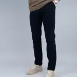 Muške somotne pantalone 100/2974 teget - Slika 4